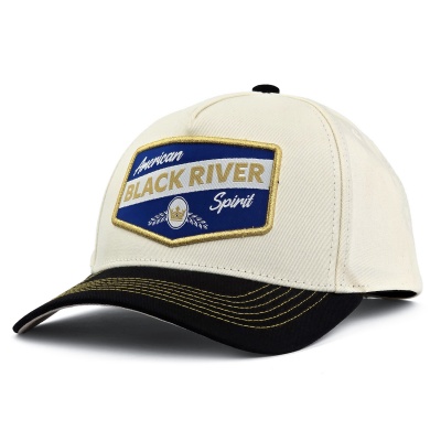Cap - Black River Omaha Cotton Snapback (off-white/black)