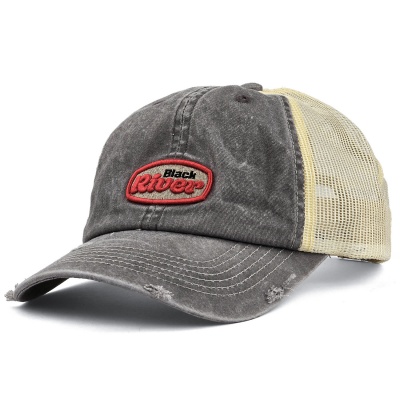 Cap - Black River Portland Washed Trucker (black/cream)