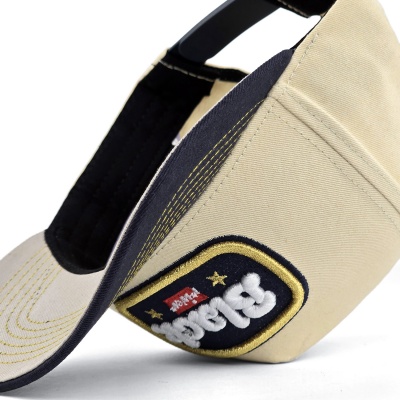 Cap - Black River Reno Cotton Snapback (cream/navy)
