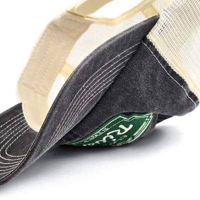 Cap - Black River Sacramento Washed Trucker (black/cream)