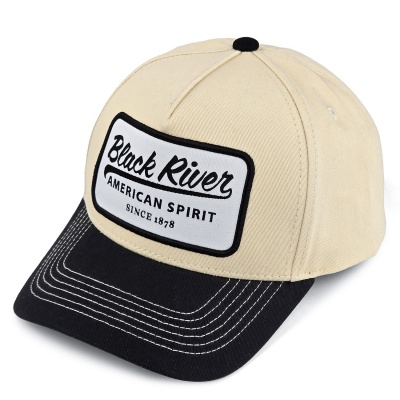 Cap - Black River Sedona Cotton Snapback (cream/black)