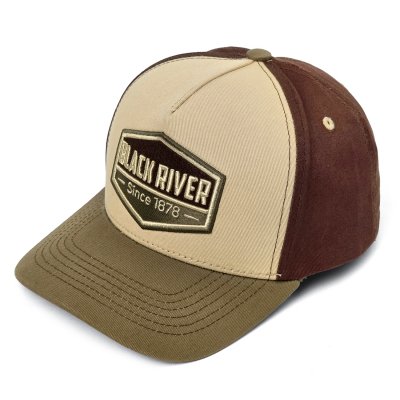 Cap - Black River Timber Trucker (beige/green)
