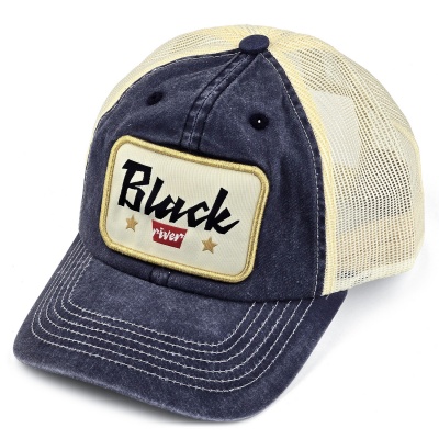 Cap - Black River Toledo Washed Trucker (navy/cream)