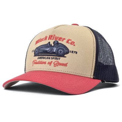 Cap - Black River Tradition Of Speed Trucker (beige/navy/red)