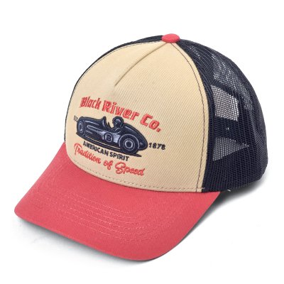 Cap - Black River Tradition Of Speed Trucker (beige/navy/red)