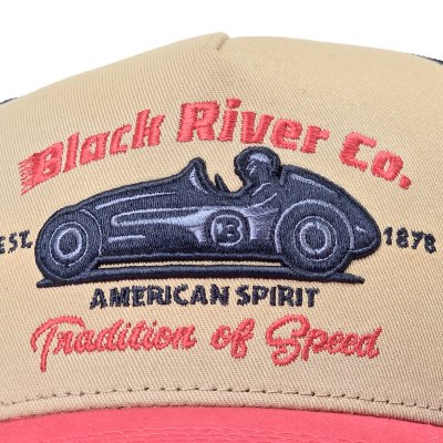 Cap - Black River Tradition Of Speed Trucker (beige/navy/red)