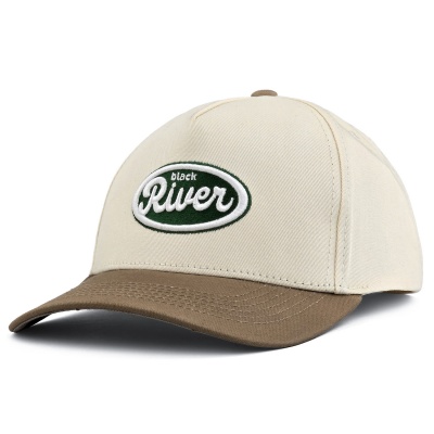 Cap - Black River Waco Cotton Snapback (off-white/khaki)