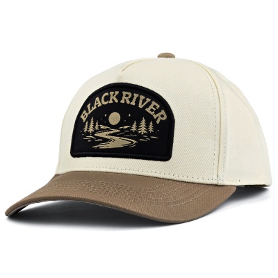 Cap - Black River Wichita Cotton Snapback (off-white/khaki)