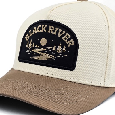 Cap - Black River Wichita Cotton Snapback (off-white/khaki)