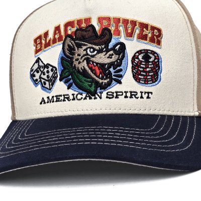 Cap - Black River Gambler Trucker (off-white/beige/navy)