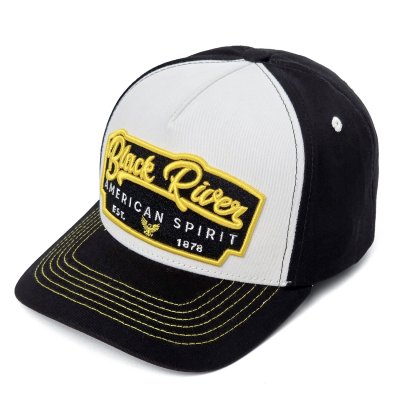 Cap - Black River Black Yellow Trucker (black/white/yellow)