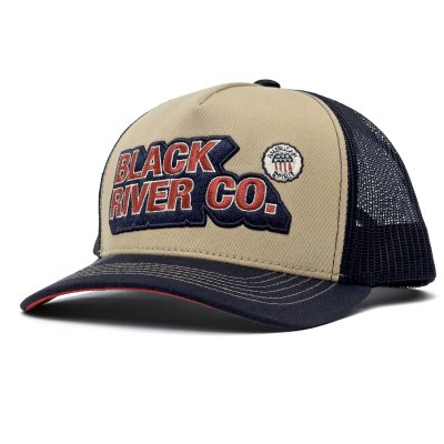 Cap - Black River Heritage Trucker (beige/navy)
