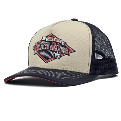 Cap - Black River Legacy Trucker (cream/navy)