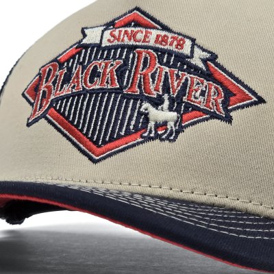 Cap - Black River Legacy Trucker (cream/navy)