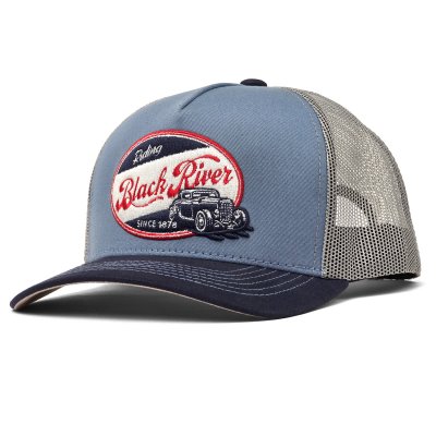 Cap - Black River Riding Trucker (blue)