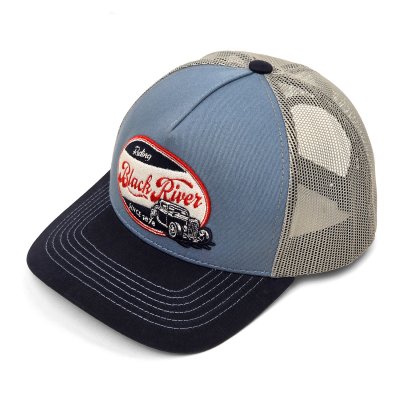 Cap - Black River Riding Trucker (blue)