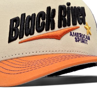 Cap - Black River Spirit Trucker (cream/purple/orange)