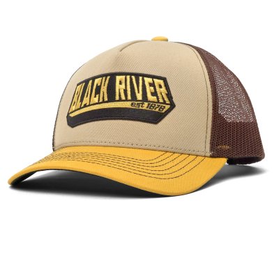 Cap - Black River Summit Trucker (beige/brown/yellow)