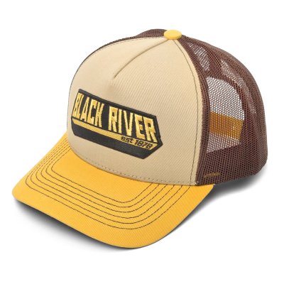 Cap - Black River Summit Trucker (beige/brown/yellow)