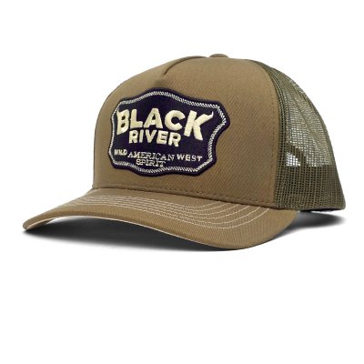 Cap - Black River Wild West Trucker (green/cream)