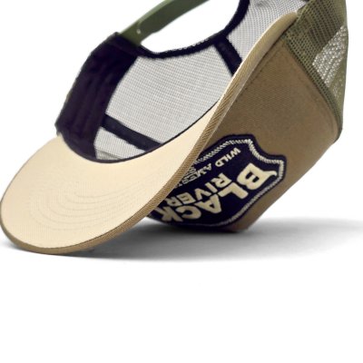 Cap - Black River Wild West Trucker (green/cream)