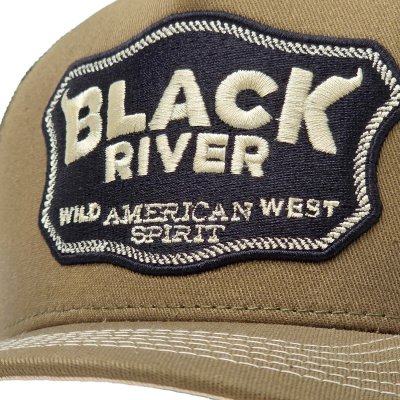 Cap - Black River Wild West Trucker (green/cream)