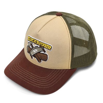 Cap - Black River Woodworker Trucker (beige/green/brown)
