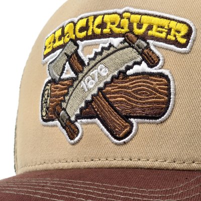 Cap - Black River Woodworker Trucker (beige/green/brown)