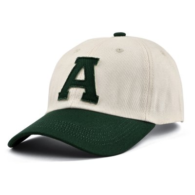 Cap - Gårda Letter Cap 'A' (white/green)