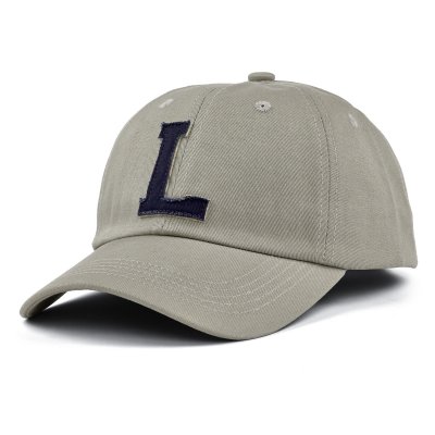 Cap - Gårda Letter Cap 'L' (light grey/blue)