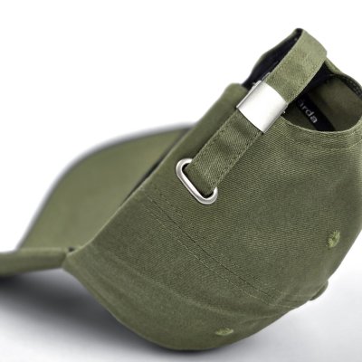 Cap - Gårda Letter Cap 'S' (moss green/yellow)