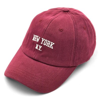 Cap - Gårda New York Dad Cap (red)