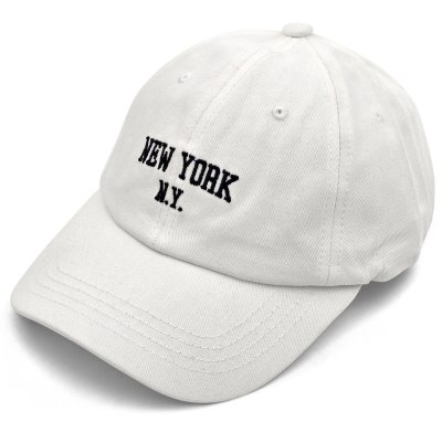 Cap - Gårda New York Dad Cap (white)