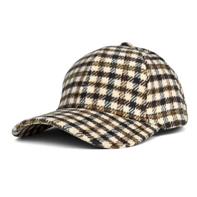 Cap - Gårda Varel Checkered Cap (beige)