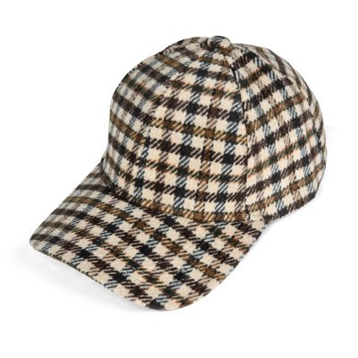 Cap - Gårda Varel Checkered Cap (beige)