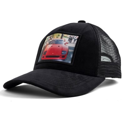 Caps - Gårda Velvet Trucker Classic Cars 7 (black)