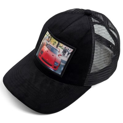 Caps - Gårda Velvet Trucker Classic Cars 7 (black)