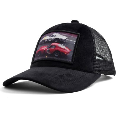 Caps - Gårda Velvet Trucker Classic Cars 8 (black)