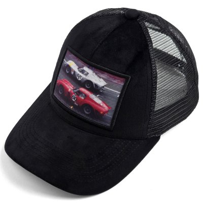 Caps - Gårda Velvet Trucker Classic Cars 8 (black)