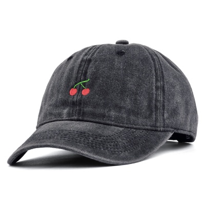 Cap - Gårda Cherry Washed Cap (grey)