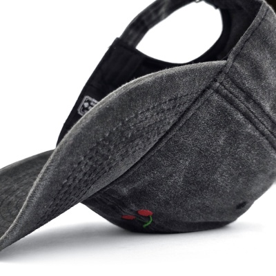 Cap - Gårda Cherry Washed Cap (grey)