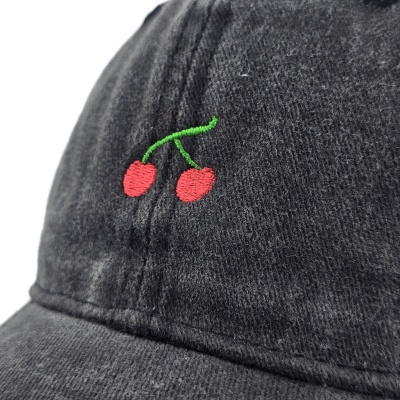 Cap - Gårda Cherry Washed Cap (grey)