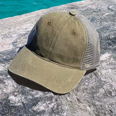 Caps - Gårda Finley Washed Trucker (green)