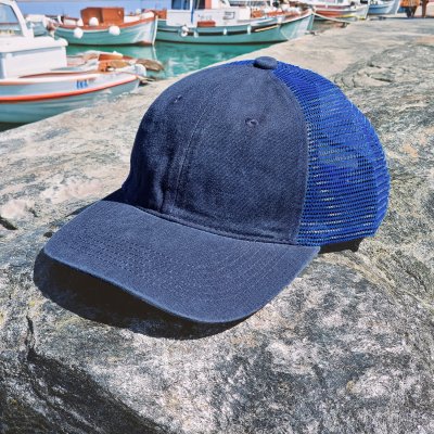 Caps - Gårda Finley Washed Trucker (navy)