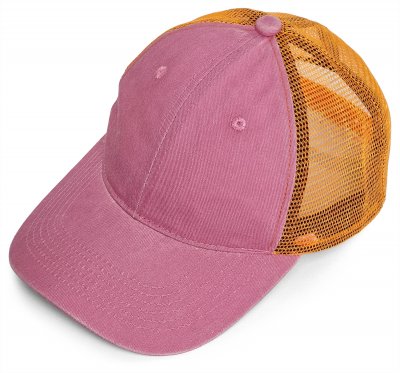 Caps - Gårda Finley Washed Trucker (pink/orange)