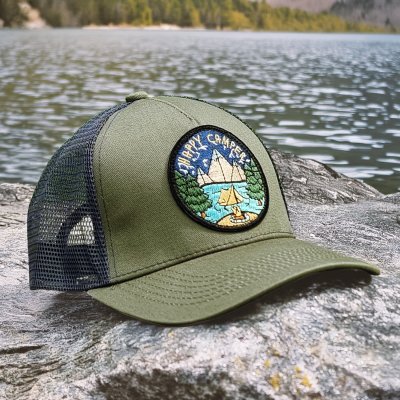 Cap - Gårda Trucker Happy Camper (green)