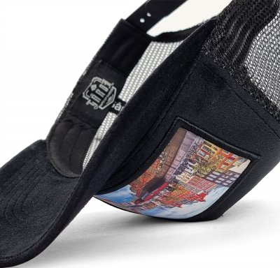 Caps - Gårda Velvet Trucker Amsterdam (black/multi)