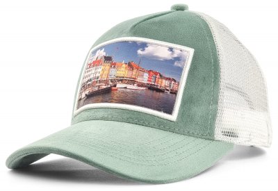 Caps - Gårda Velvet Trucker Copenhagen (green/white)