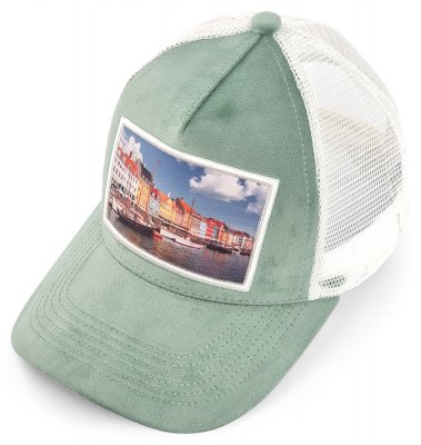 Caps - Gårda Velvet Trucker Copenhagen (green/white)