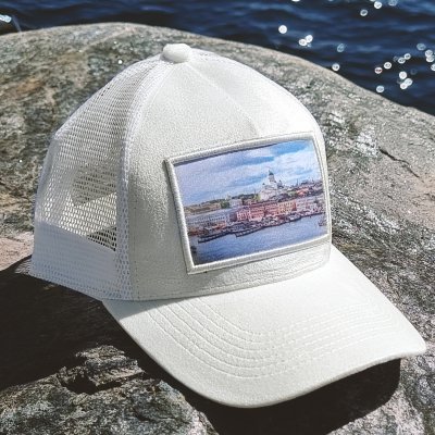 Caps - Gårda Velvet Trucker Helsinki (white)